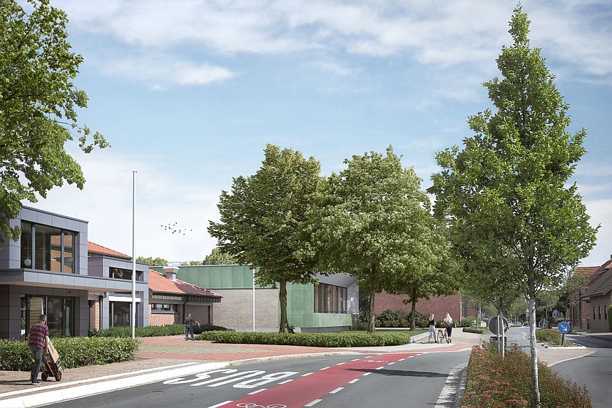 Bauvorhaben Hallenbad - Visualisierung Neues Gebäude
