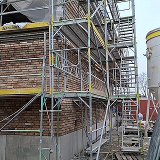 Sanierung Bauvorhaben - Verblendung Sporthalle