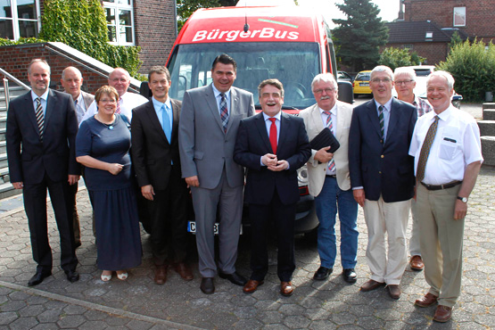 Minister Groschek zu Besuch in Olfen