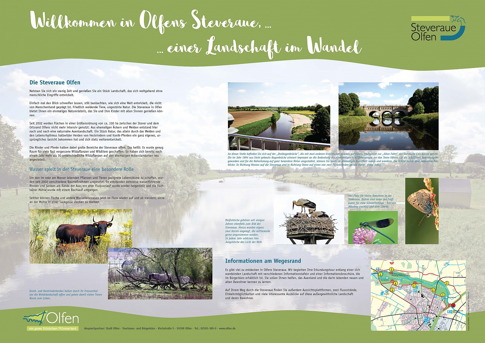 Infotafel Dreibogenbrücke