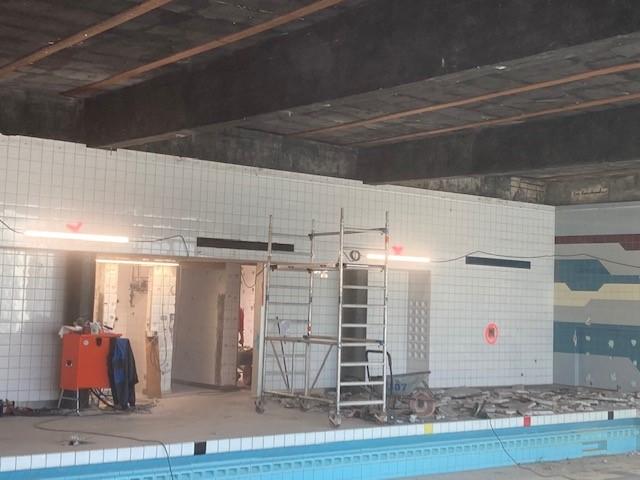Bauvorhaben Hallenbad - Rückbau